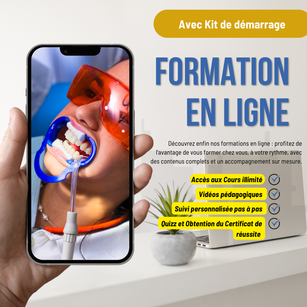 Formation Blanchiment Dentaire Esthétique (Kit inclu)